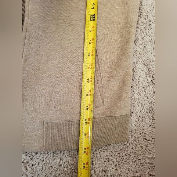 Lauren Ralph Lauren Zip Sweatshirt Size PM Tan/ Brown/Beige - Picture 6 of 14